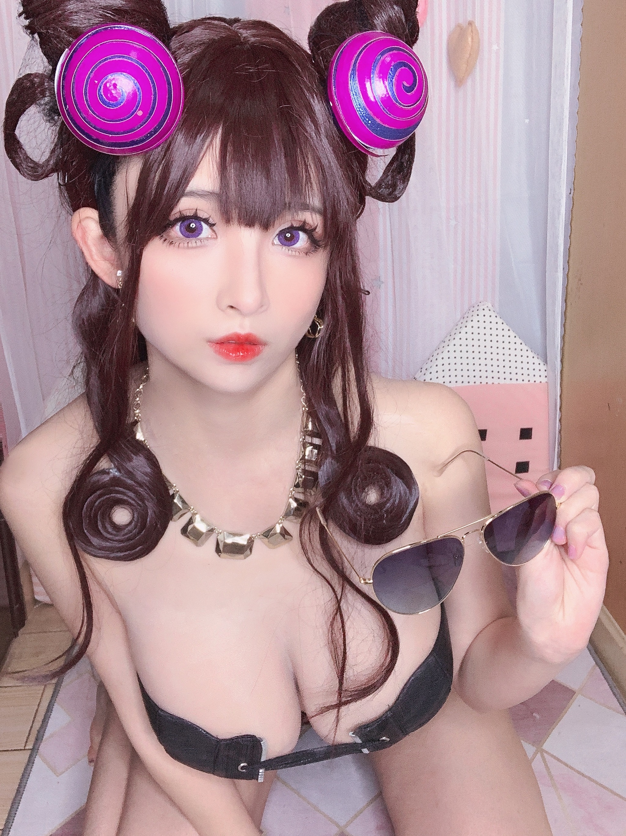 图片[1]-rioko凉凉子 – NO.021 紫式部泳装 [15P]-XikXak